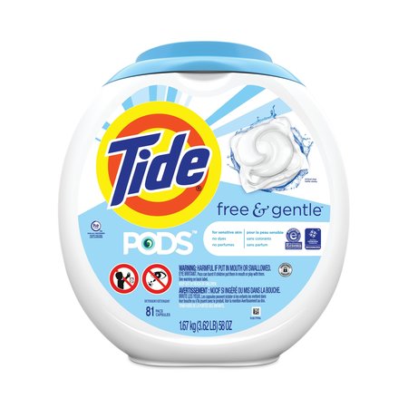 Tide Cleaners & Detergents, Tub, Powder/Gel, Unscented 91798EA